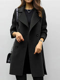 Vorina Luxury FashionWool coat autumn winter for womenWomen Jacket