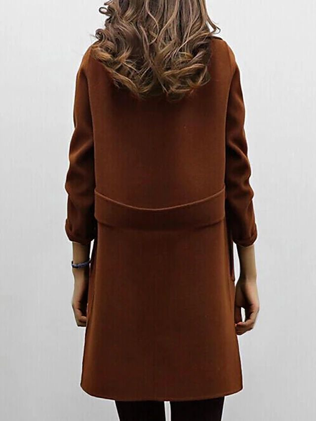 Vorina Luxury FashionWool coat autumn winter for womenWomen Jacket