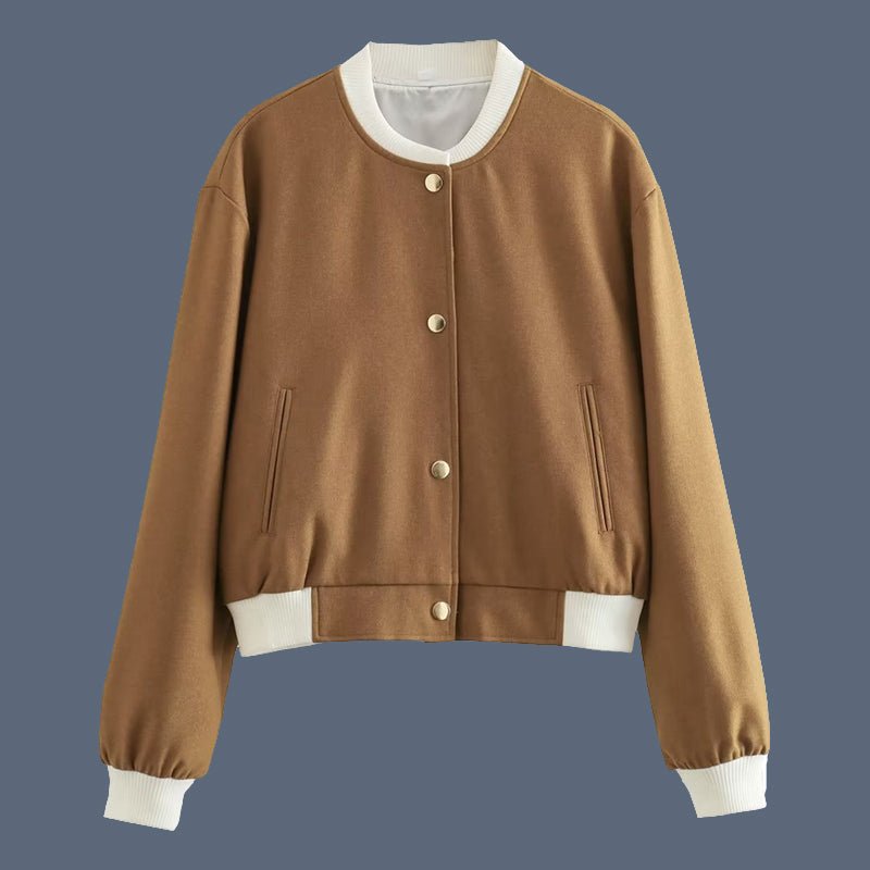 VORINAWool Varsity Jacket – Casual and Timeless Outerwear